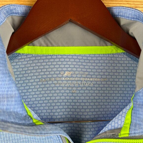 Vineyard Vines Men’s On The Go Sankaty Quarter Zip sz M - Picture 4 of 5